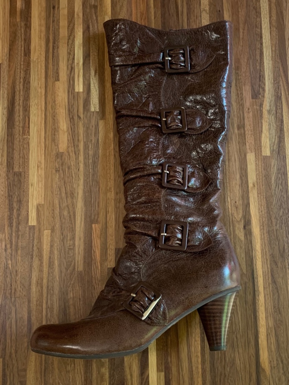 Miz Mooz "Amber" Brown Leather Boots